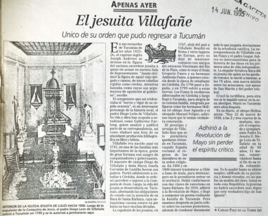 El jesuita Villafañe