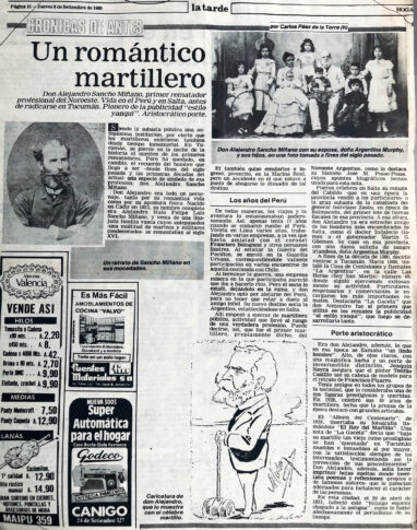 Un romántico martillero