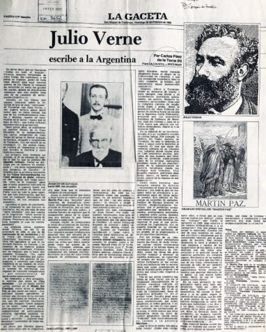 Julio Verne escribe a la Argentina