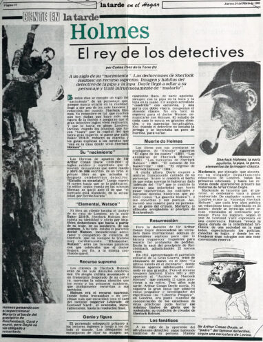 Holmes, el rey de los detectives