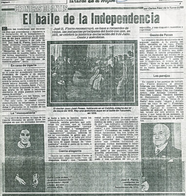 El baile de la independencia