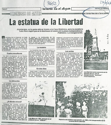 La estatua de la Libertad