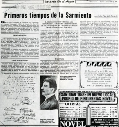 Primeros tiempos de la Sarmiento