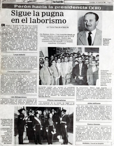 Perón hacia la presidencia (XIII): Sigue la pugna en el laborismo