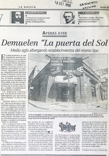 Demuelen “La puerta del Sol”