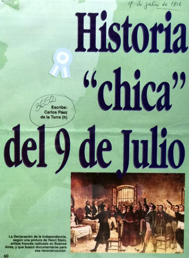 Historia chica del 9 de Julio