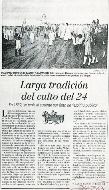 Larga tradición del culto del 24