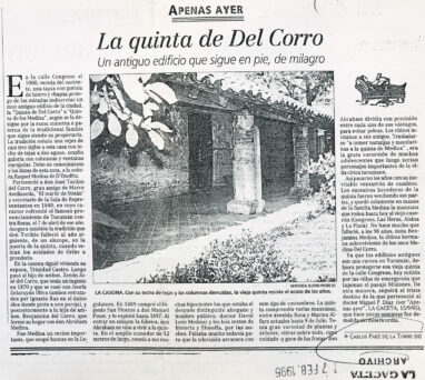 La quinta de Del Corro