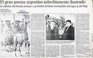 El gran poema argentino soberbiamente ilustrado