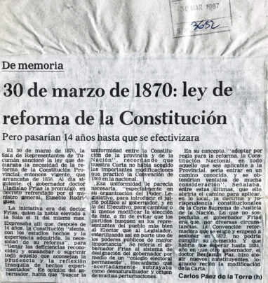 30 de marzo de 1870: ley de reforma de la Constitución