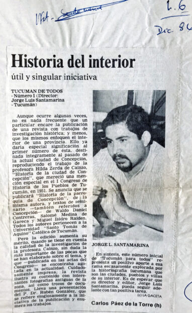 Historia del interior