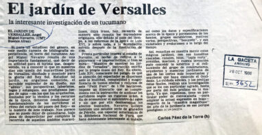 El jardín de Versalles