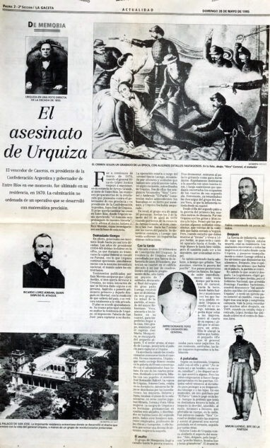 El asesinato de Urquiza