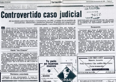 Controvertido caso judicial