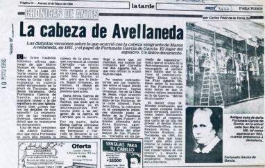 La cabeza de Avellaneda