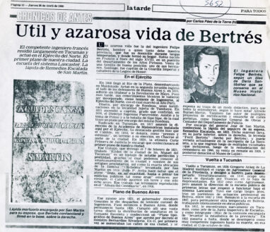 Útil y azarosa vida de Bertres