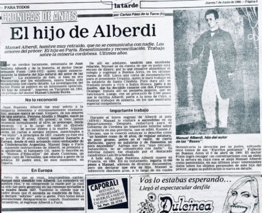 El hijo de Alberdi: Manuel Alberdi