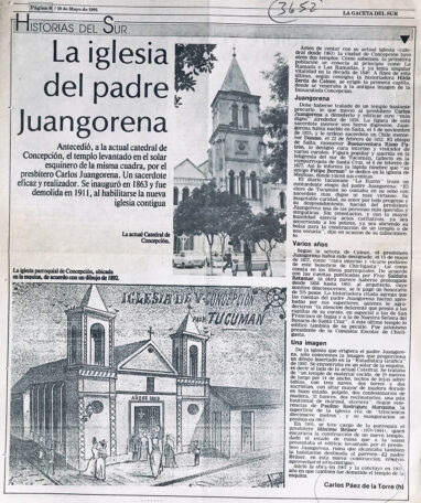 La iglesia del padre Juangorena