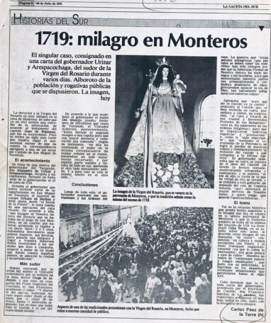 1719: Milagro en Monteros