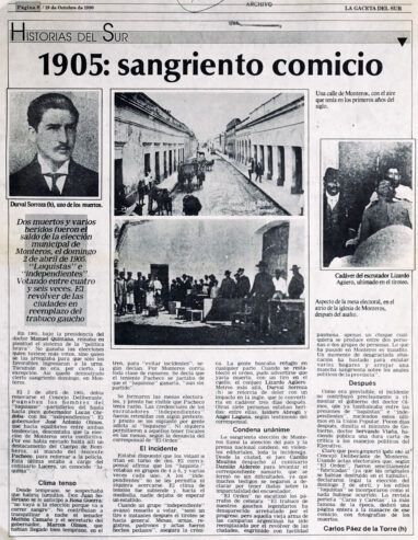 1905: sangriento comicio