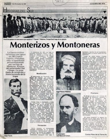 Monterizos y Montoneras