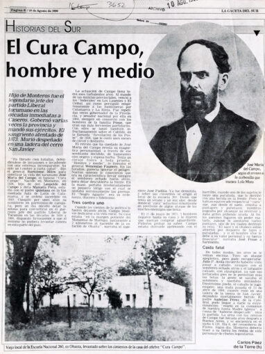 El cura campo, hombre y medio