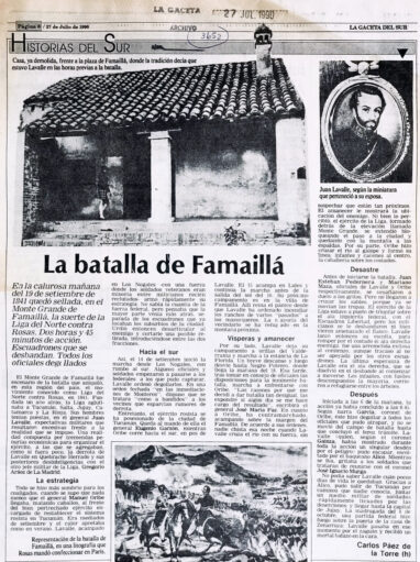 La batalla de Famaillá