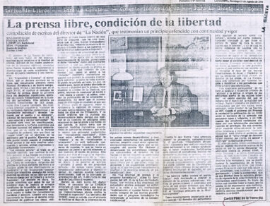 La prensa libre, condición de la libertad