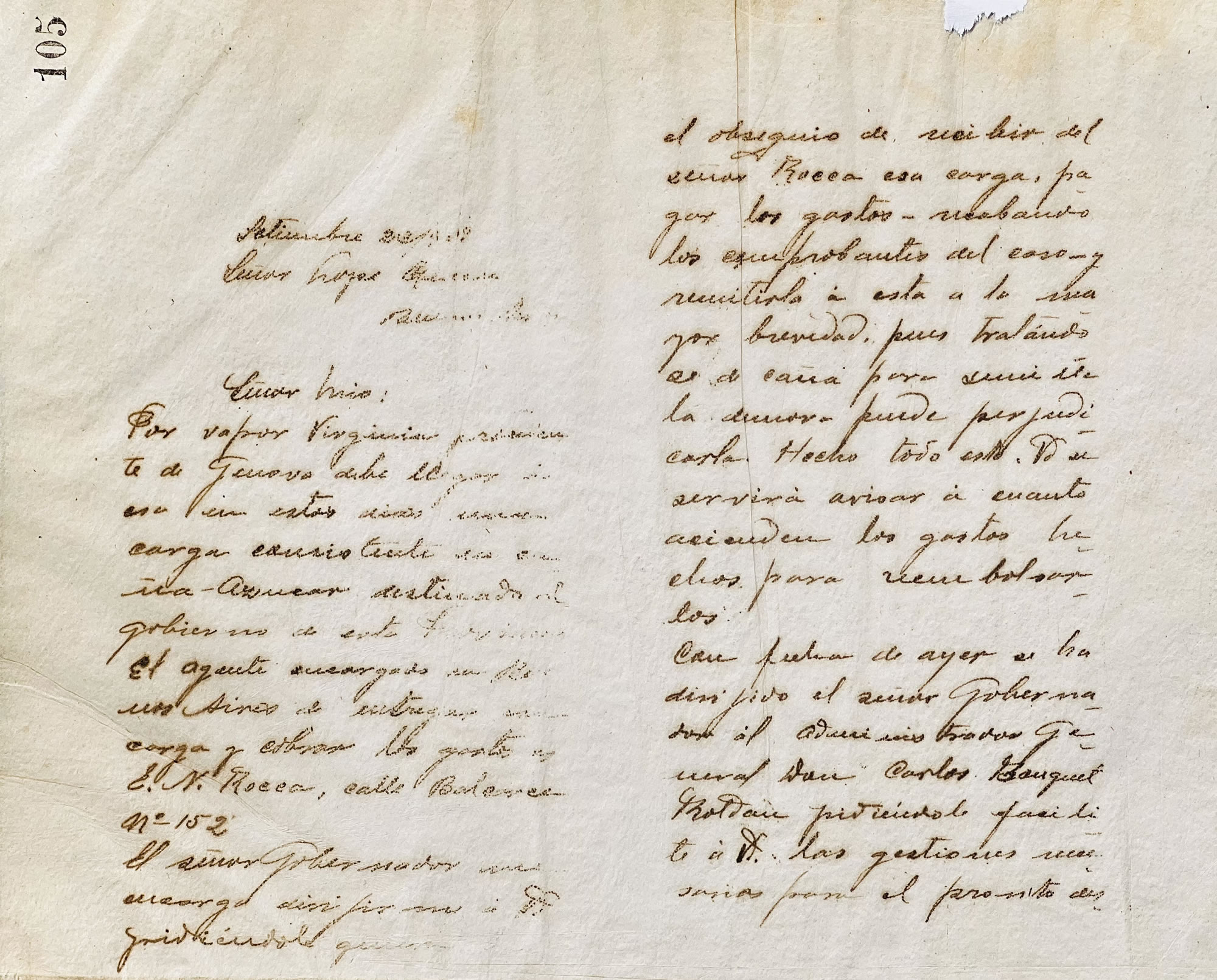 Carta de José Padilla a…