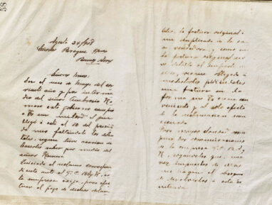 Carta a los Sres. Braque Hnos. de José Padilla