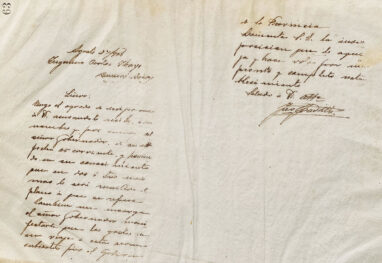 Carta a Ingeniero Carlos Thays de José Padilla