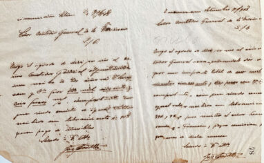Cartas al Sr. Contador General de la Provincia de José Padilla