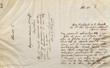 Al Ing. Belisario A. Caruffa y Carta al Sr. Pte de la República Dr. José Figueroa Alcorta de Luis F. Nougués
