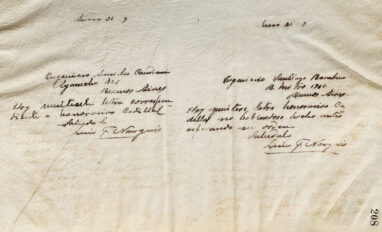 Cartas al Ingeniero Candiani y al Ingeniero Santiago Barabino de Luis F. Nougués