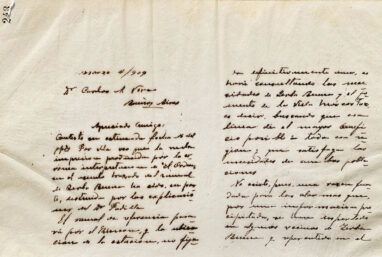 Carta al Dr. Carlos A. Vera de Luis F. Nougués